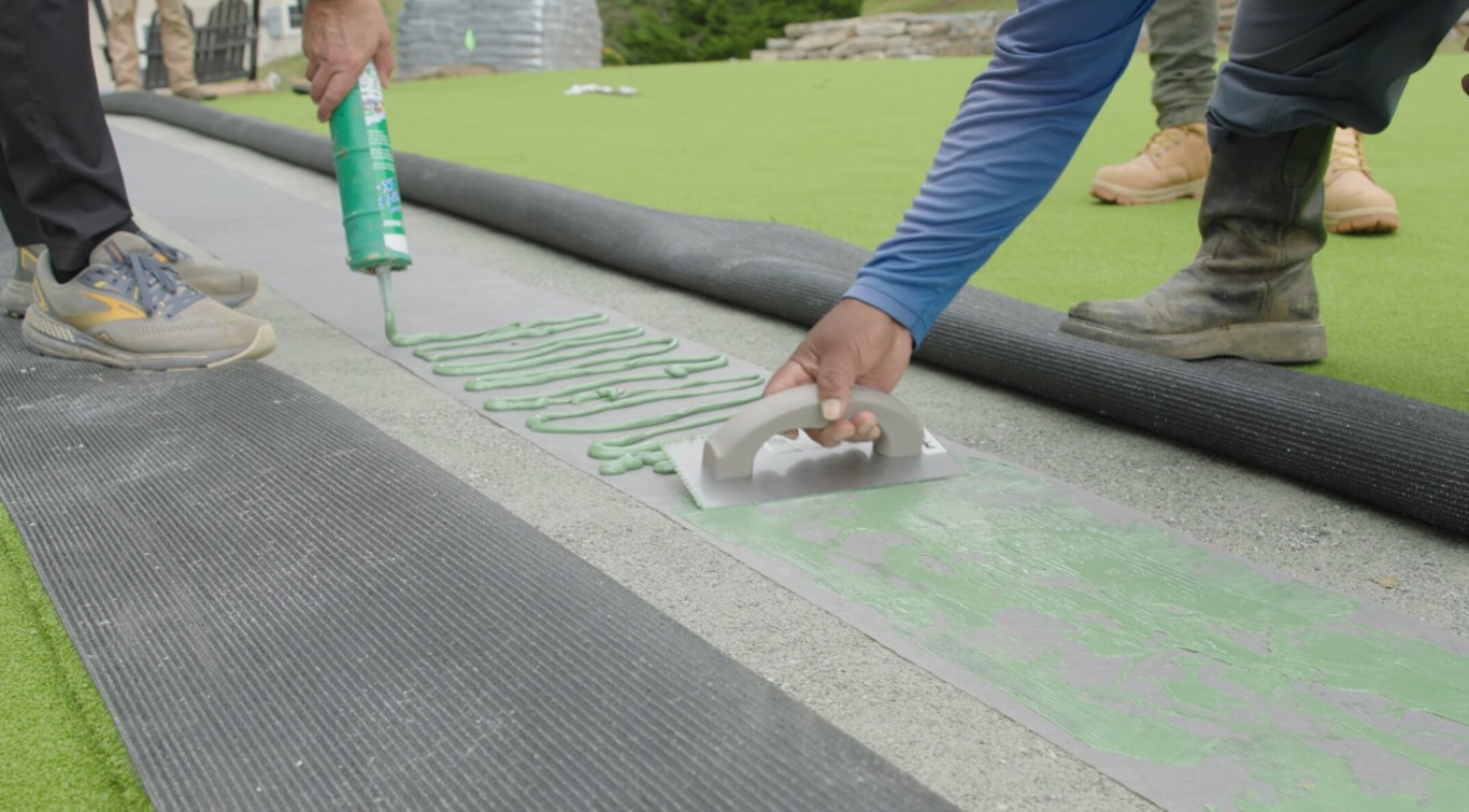 Turf Removal & Replacement installation in Hammond, IN